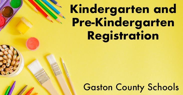 KIndergarten and Pre-Kindergarten Registration 